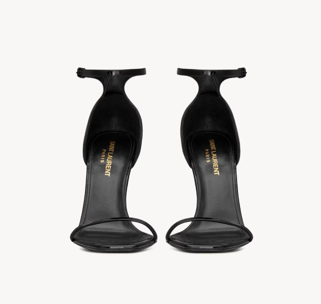 Saint Laurent Opyum Sandals in Patent Leather
