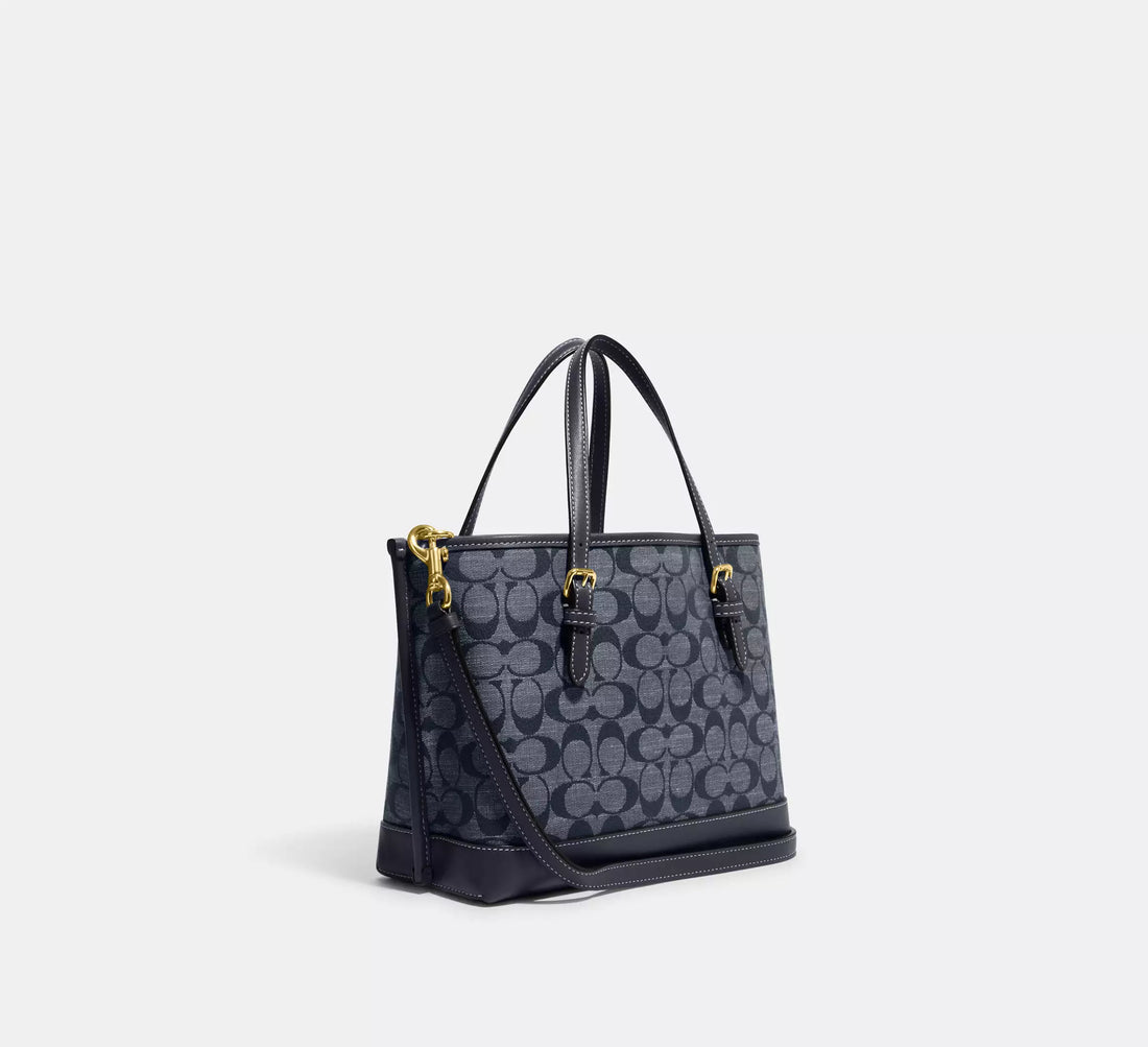 Coach Mollie Tote Bag 25 In Signature Chambray