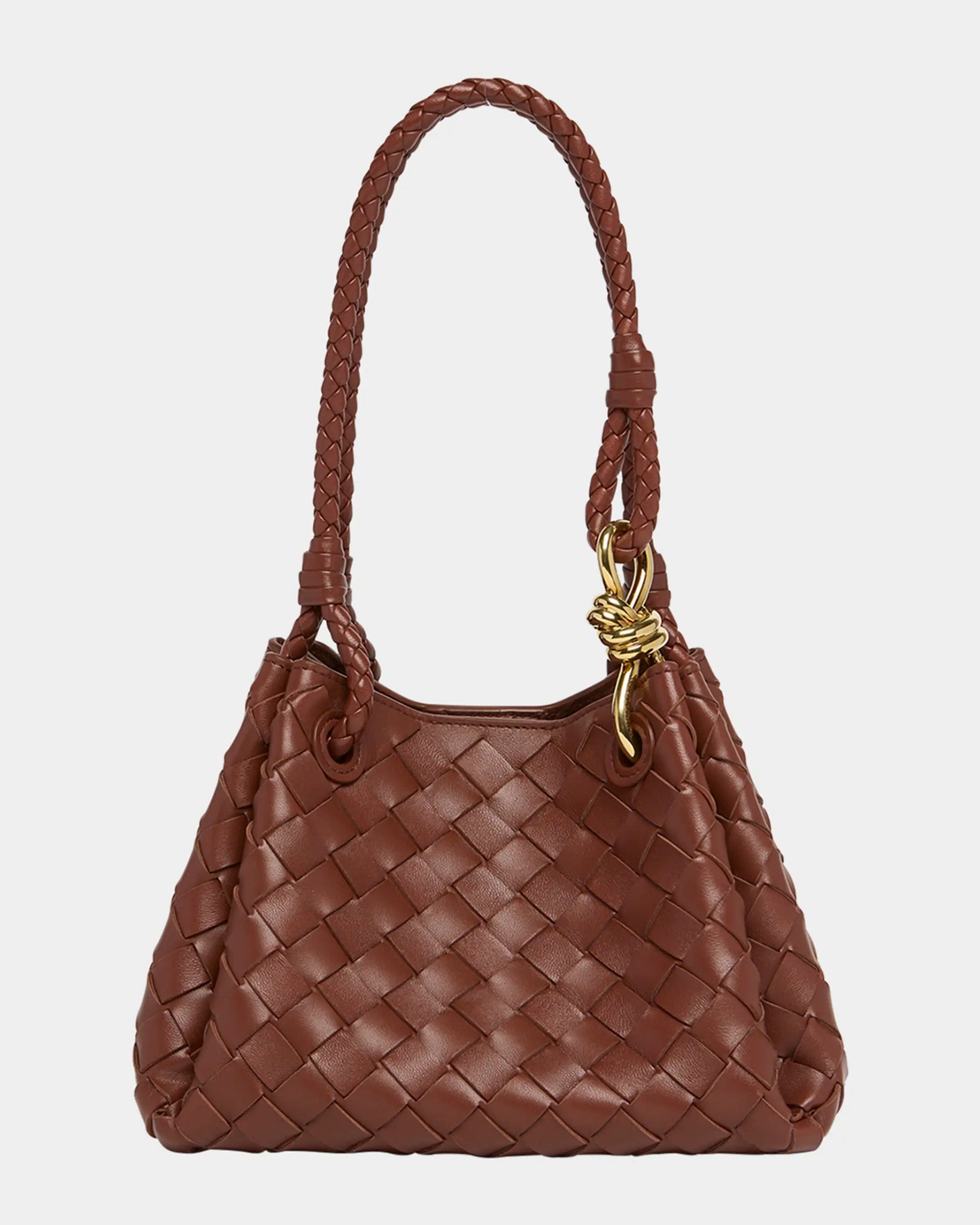 Bottega Veneta Leather Intrecciato Parachute Shoulder Bag