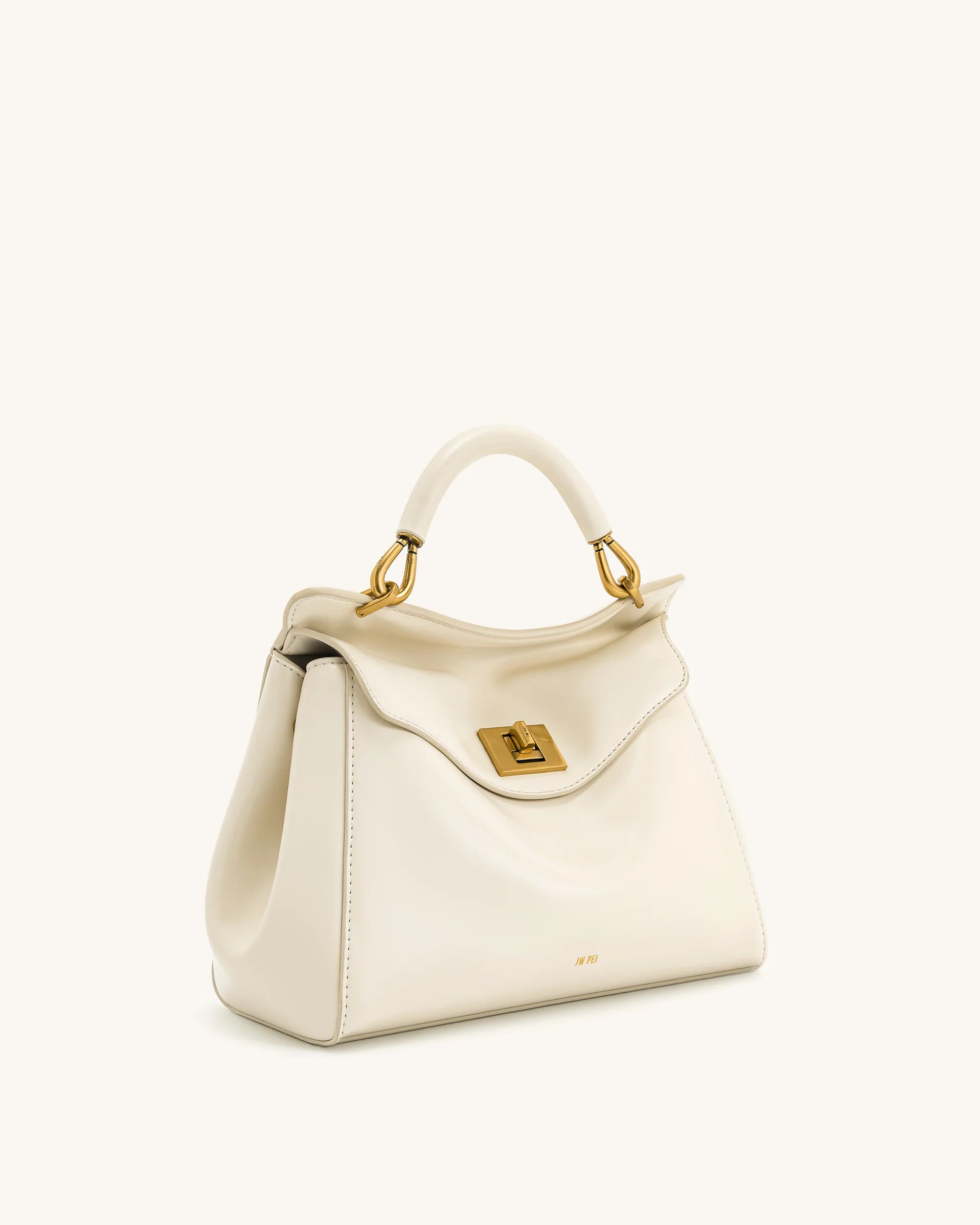 JWPEI Lucia Classic Top Handbag - White