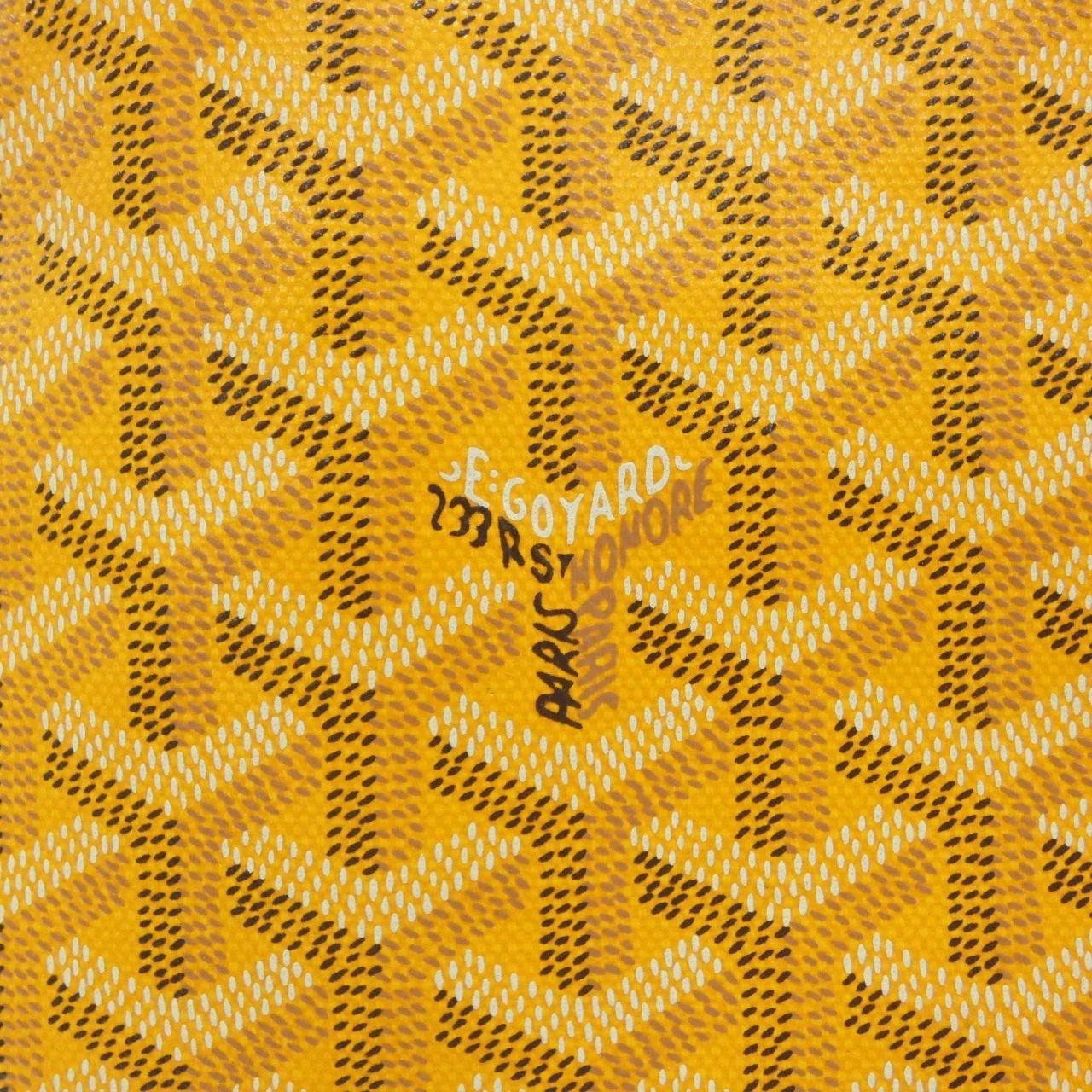 Goyard Yellow Saint Louis Pm Ama Tote Bag