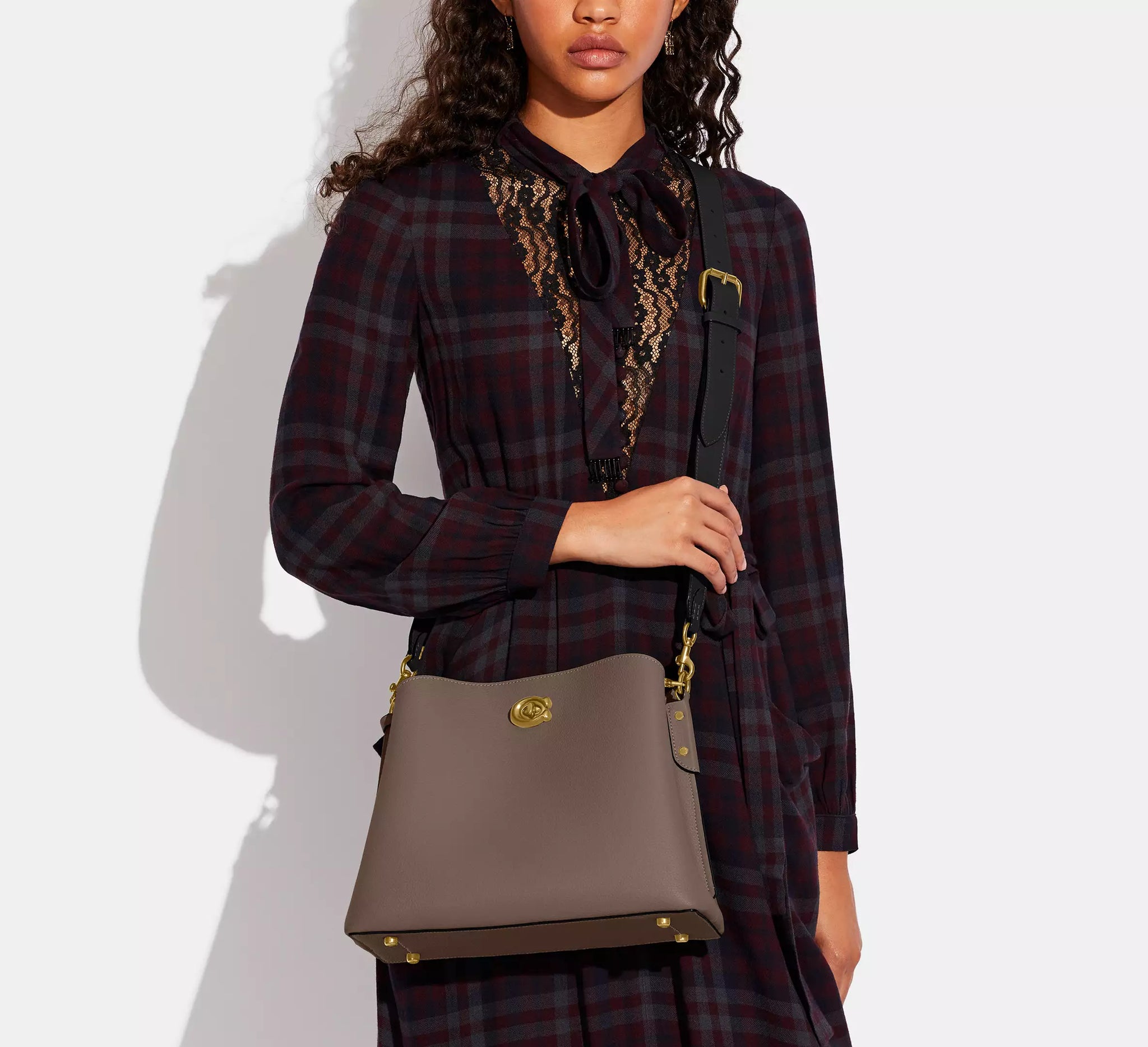 Coach Willow Shoulder Bag In Colorblock