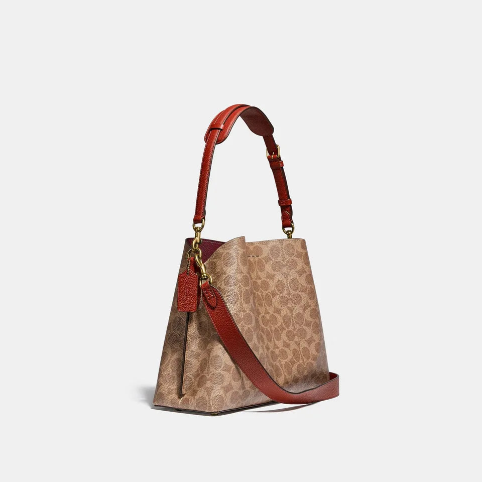 Coach Willow Shoulder Bag In Signature Canvas