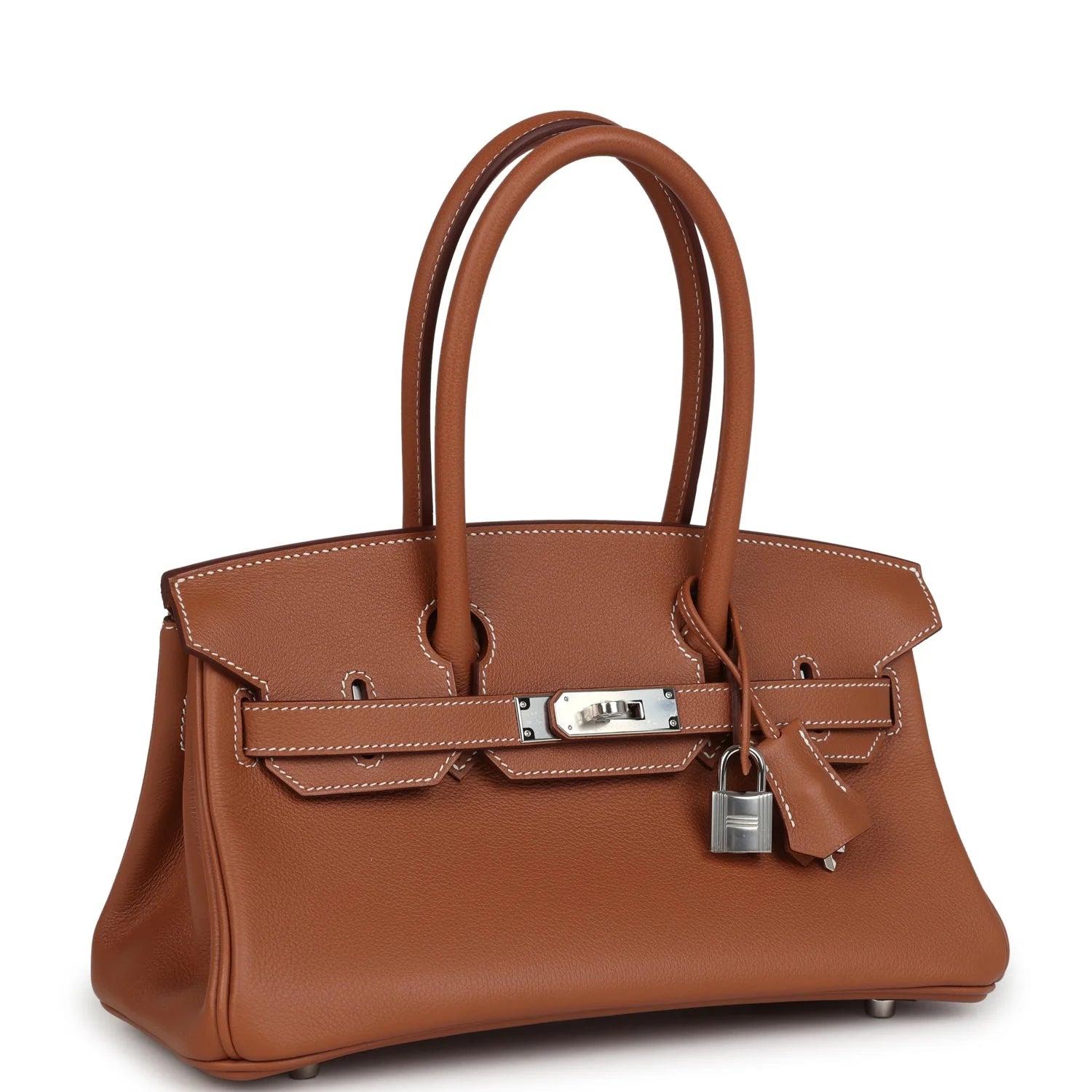 Hermès Shoulder Birkin Light 29 Gold Evercolor Palladium Hardware