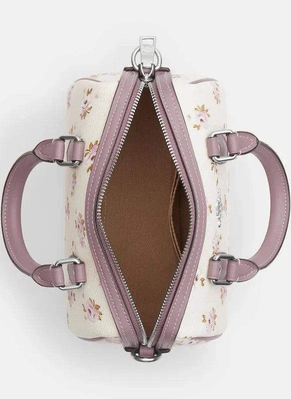 Coach Mini Rowan Crossbody Bag With Floral Print