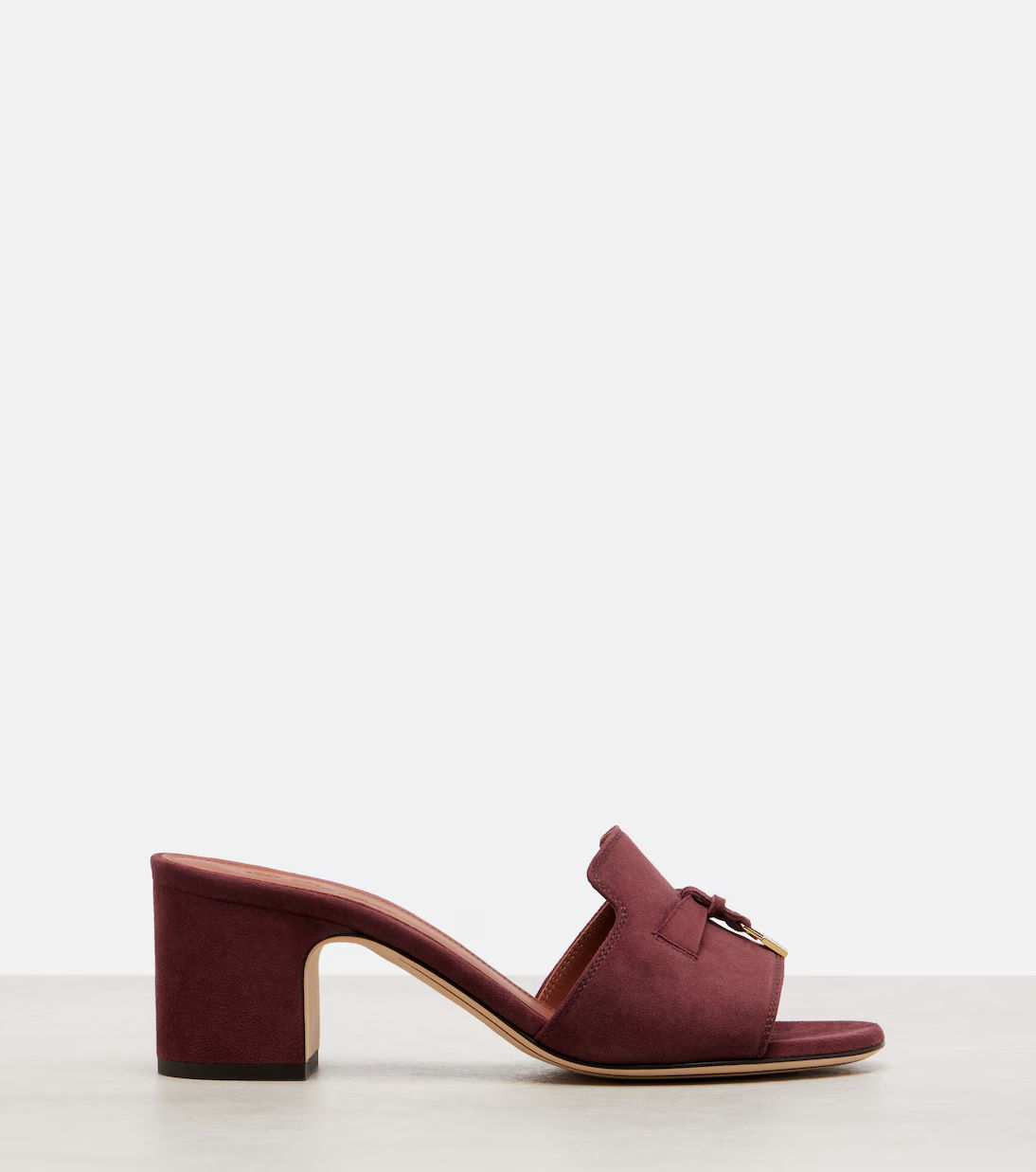 Loro Piana Summer Charms 55 suede mules