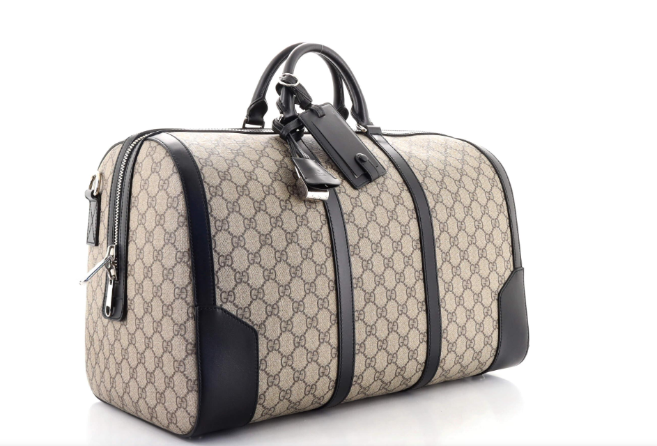 Gucci Convertible Duffle Bag GG Coated Canvas
