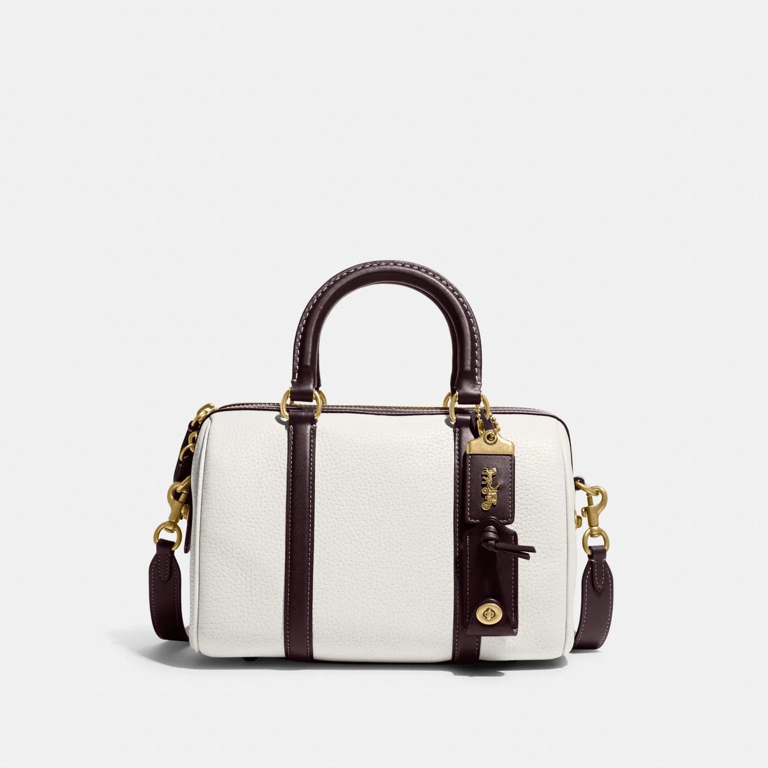 Coach Ruby Satchel 25 In Signature Textile Jacquard