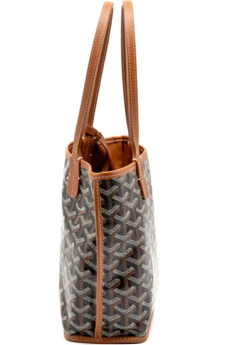 Goyard Mini Anjou tote Bag Goyardline canvas / calfskin