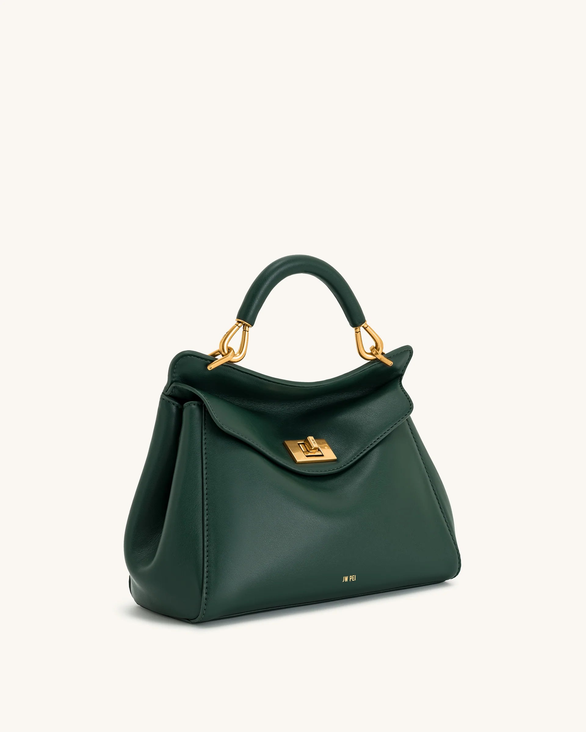 JWPEI Lucia Classic Top Handbag - Dark Green