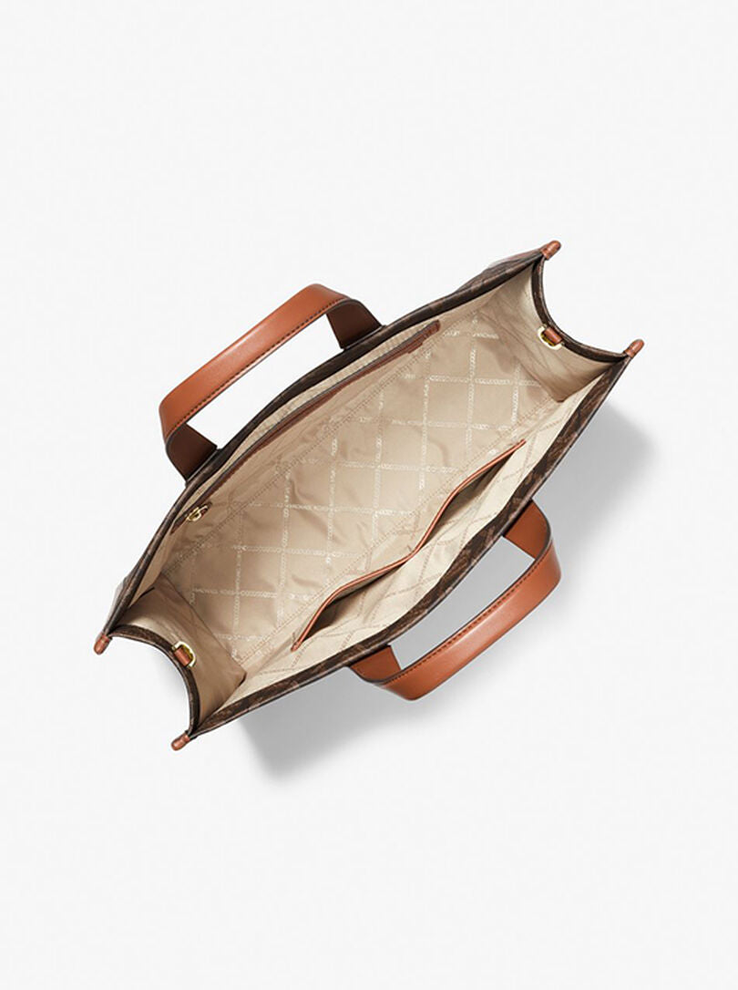 Michael Michael Kors Gigi Large Empire Signature Logo Tote Bag