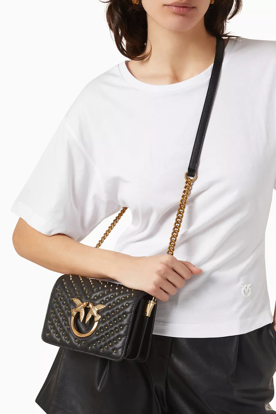 PINKO Love Click Crossbody Bag