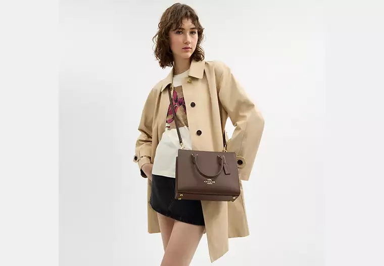 Coach Maggie Small Tote Bag in Refined Pebble Leather