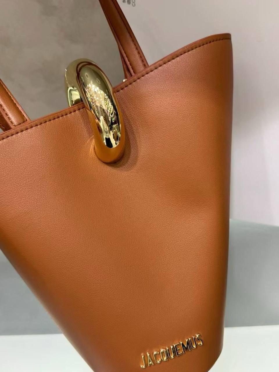 Jacquemus Le Petit Bambola Leather Top Handle Bag