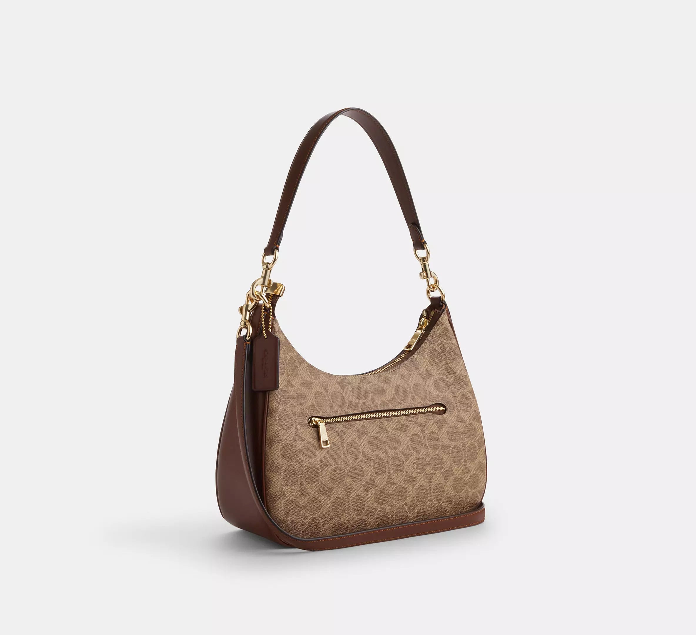 Coach Teri Hobo Bag In Signature Canvas