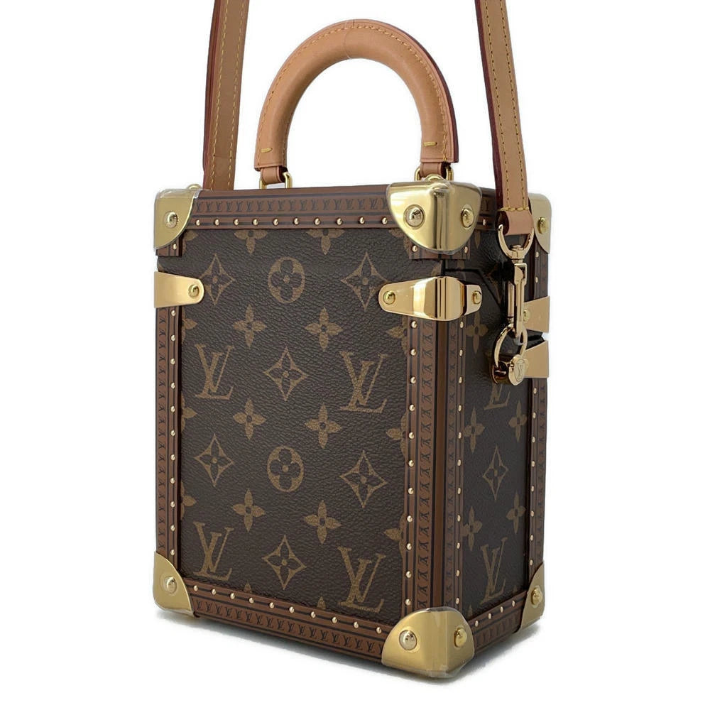 LOUIS VUITTON Camera box Monogram Brown