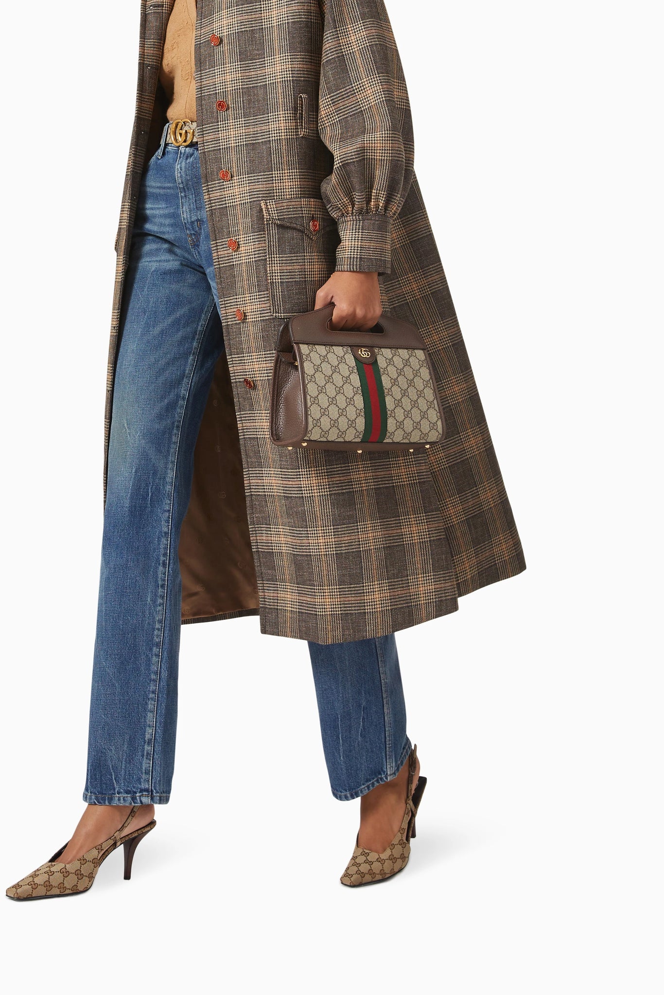 Gucci Ophidia Tote Bag in Canvas