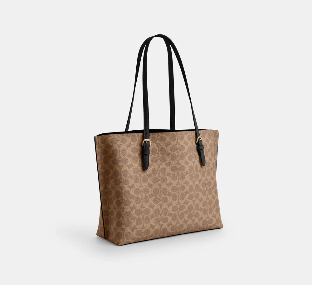 Coach Mollie Tote In Signature Canvas