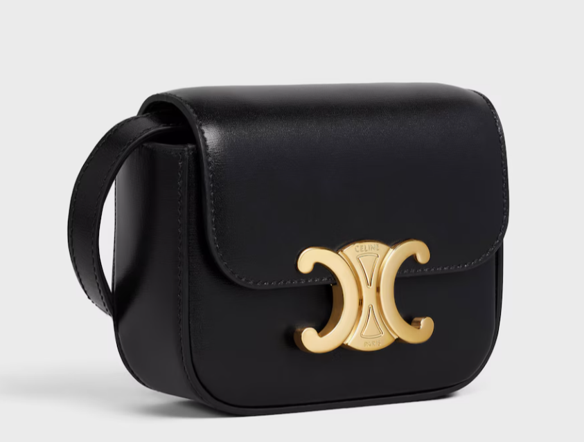 Celine MINI CLAUDE IN Shiny calfskin