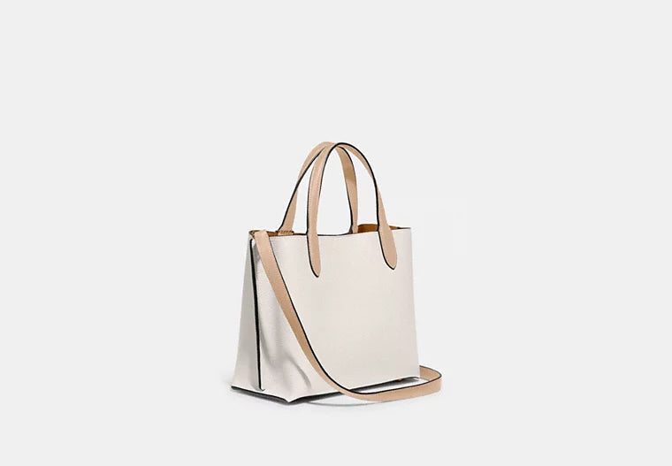 Coach - Willow White Leather Tote Bag