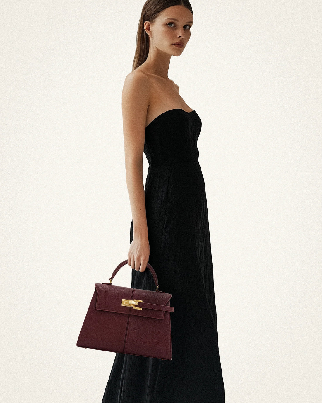JW PEI Elise Large Top Handle Bag - Claret