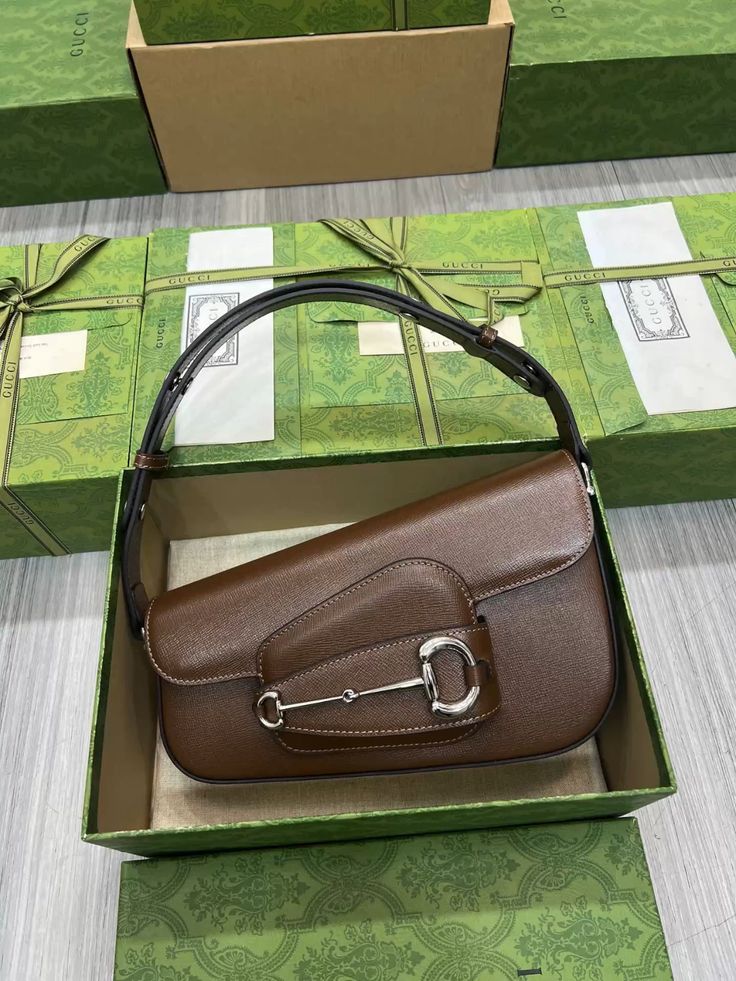 Gucci Horsebit 1955 Monogrammed Small Shoulder Bag