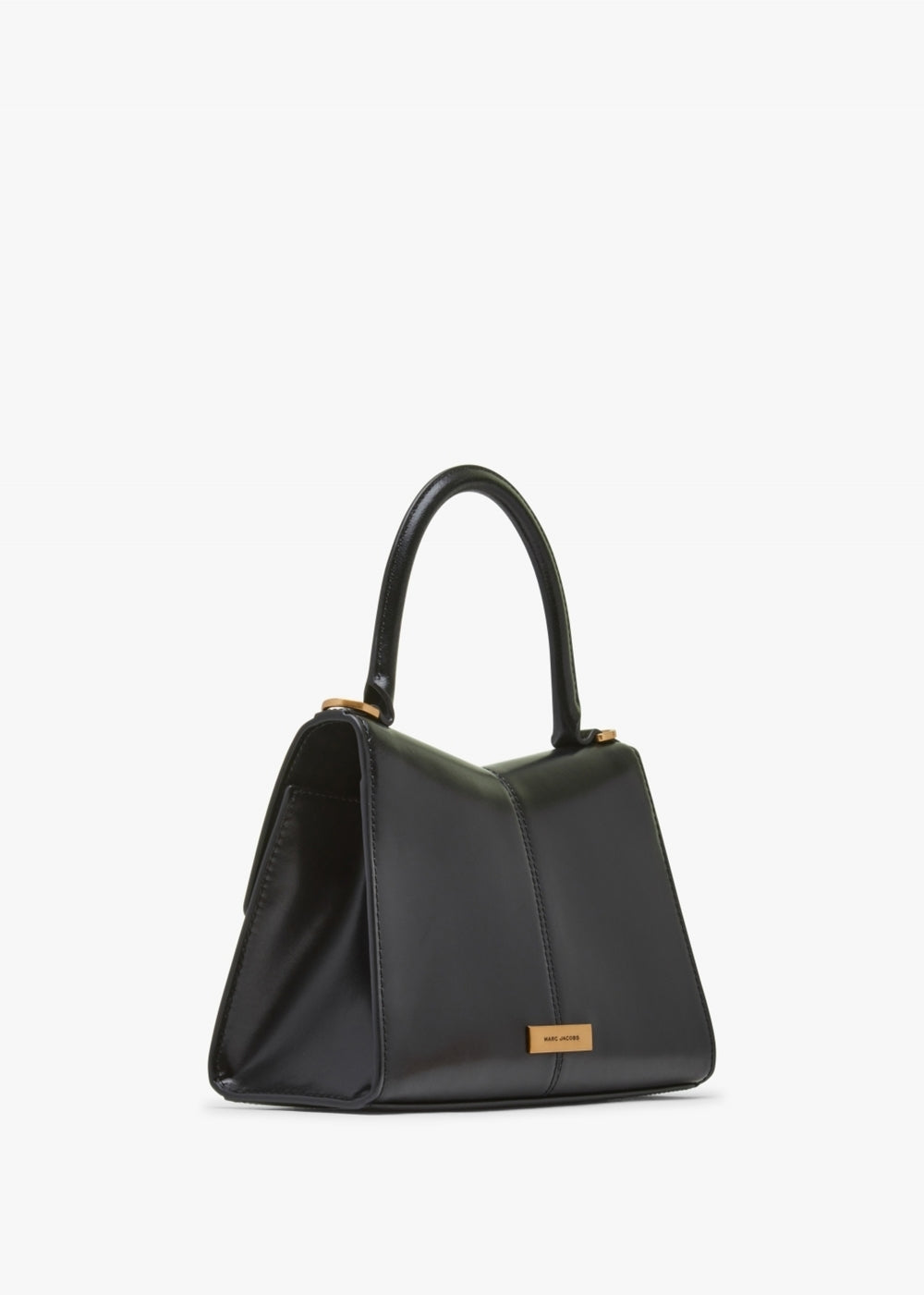 MARC JACOBS The ST. Marc Top Handle Black Leather Bag