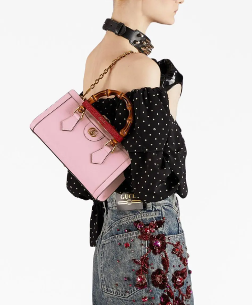 Gucci  small diana leather shoulder bag