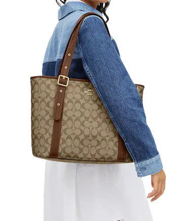 Coach Ashton Tote In Signature Canvas hover