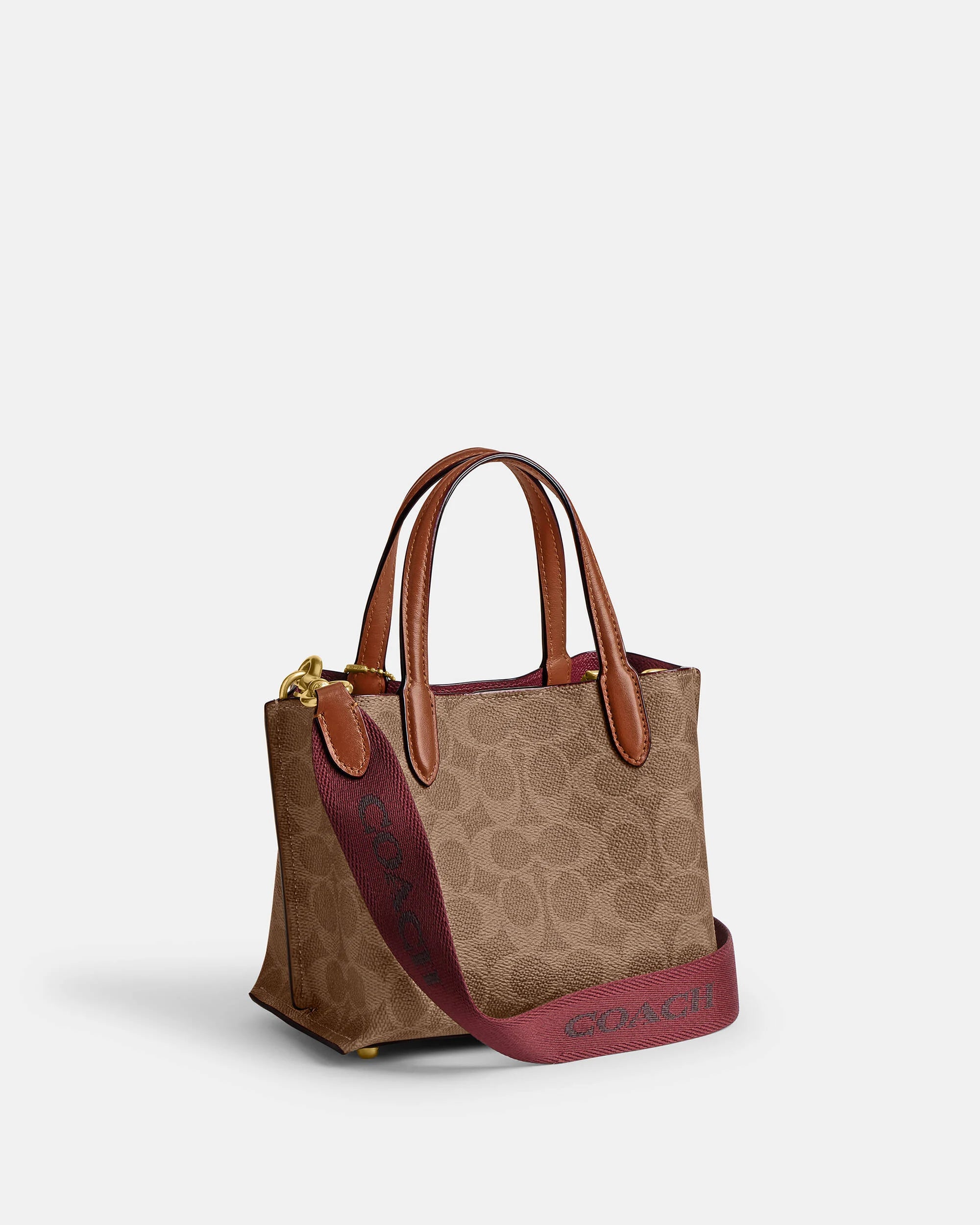 Coach Willow Tote Bag 18 In Signature Canvas