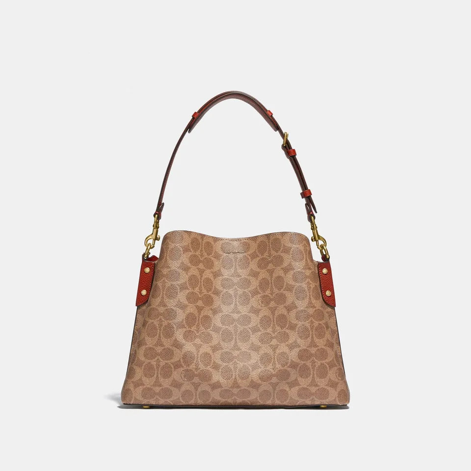 Coach Willow Shoulder Bag In Signature Canvas