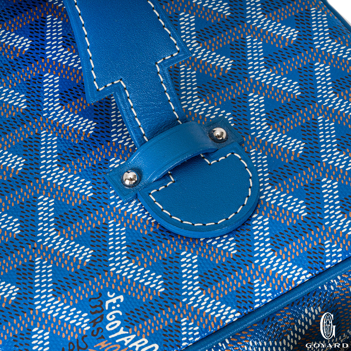 Goyard Sky Blue Muse Vanity Case