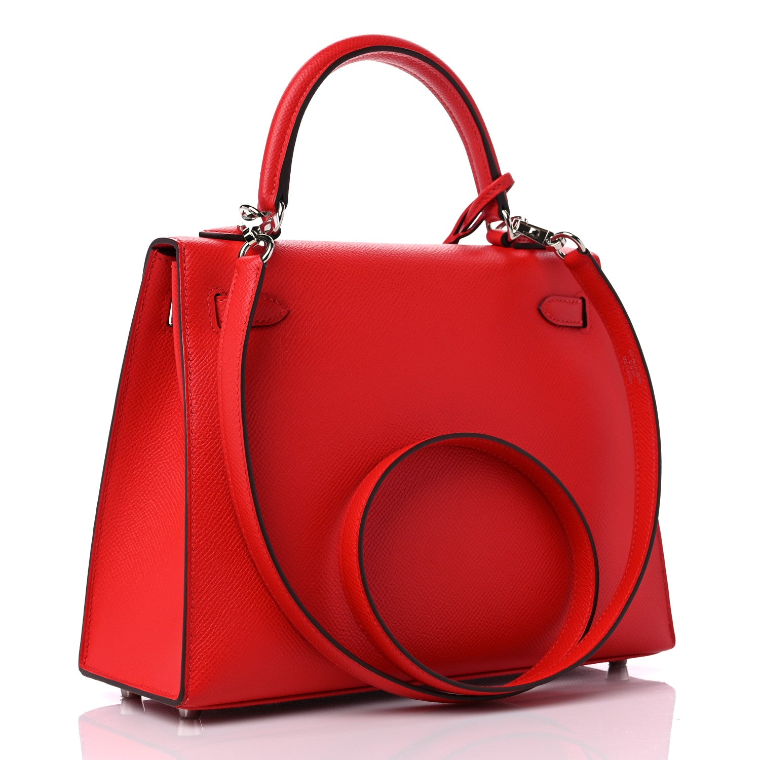 Hermès Epsom – Rouge de Cœur