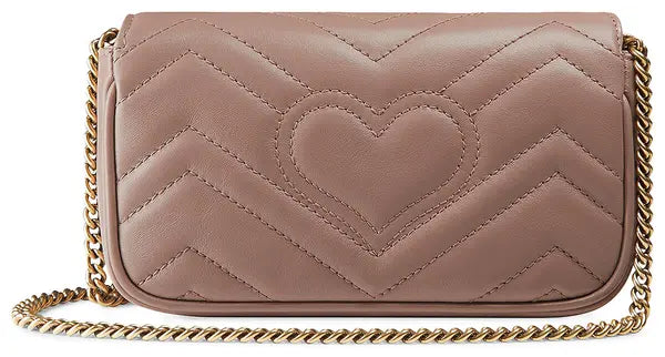 Gucci GG Marmont Matelassé Leather Super Mini Bag – Beige