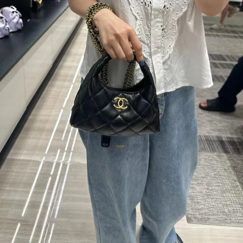 CHANEL Sheepskin Crossbody Handbag