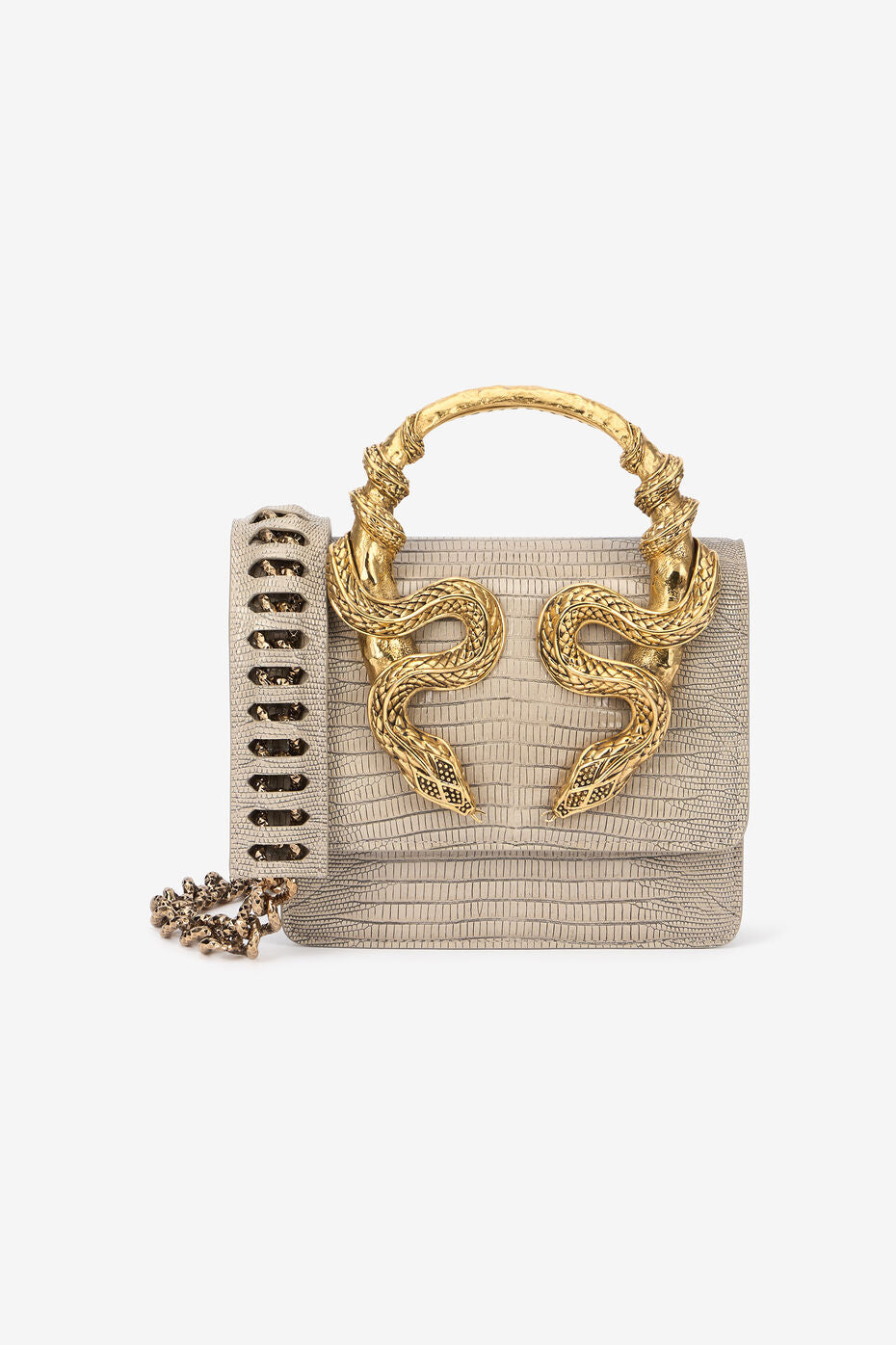 Roberto Cavalli Bag With Snakes