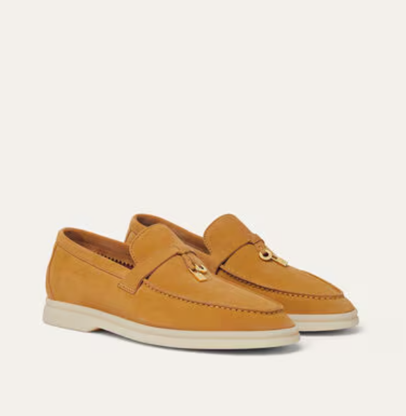 Loro Piana Summer Charms Walk Loafer  Suede