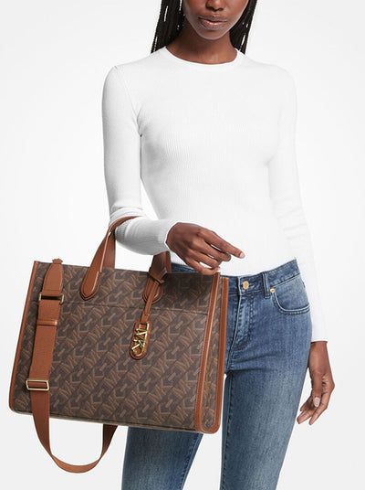 Michael Michael Kors Gigi Large Empire Signature Logo Tote Bag hover