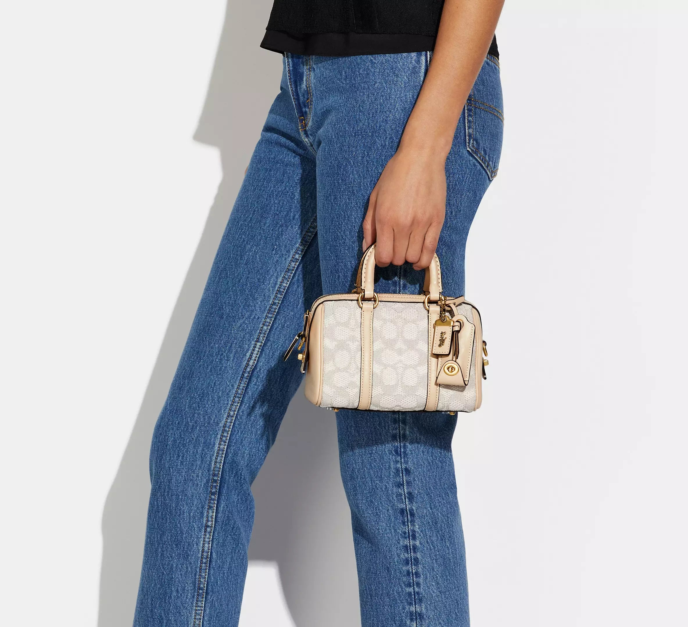Coach Ruby Satchel In Signature Textile Jacquard