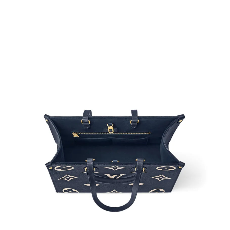 Louis Vuitton OnTheGo MM Bicolor Monogram Empreinte Leather