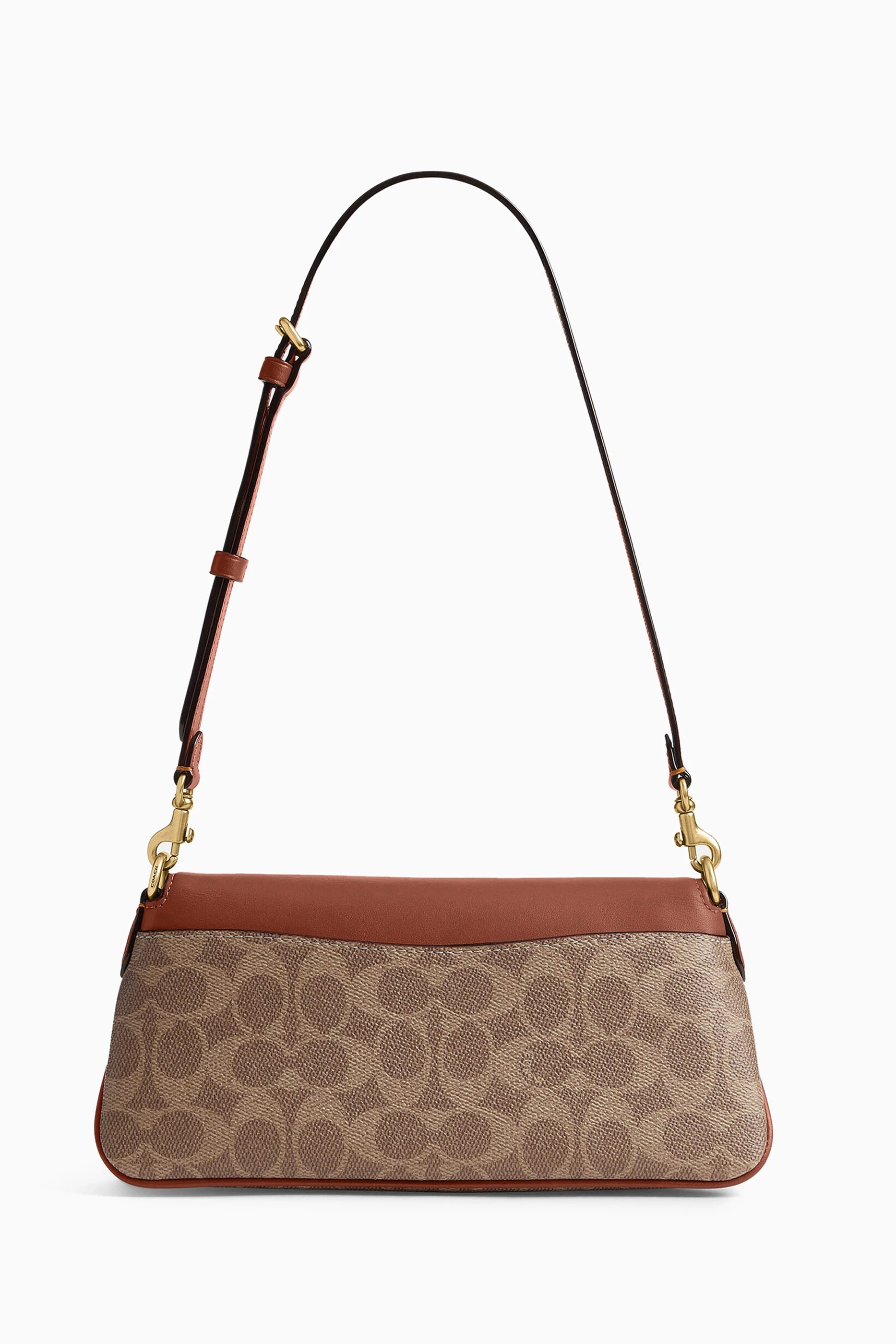 Coach Jet Shoulder Bag in Signature Canvas & Leather