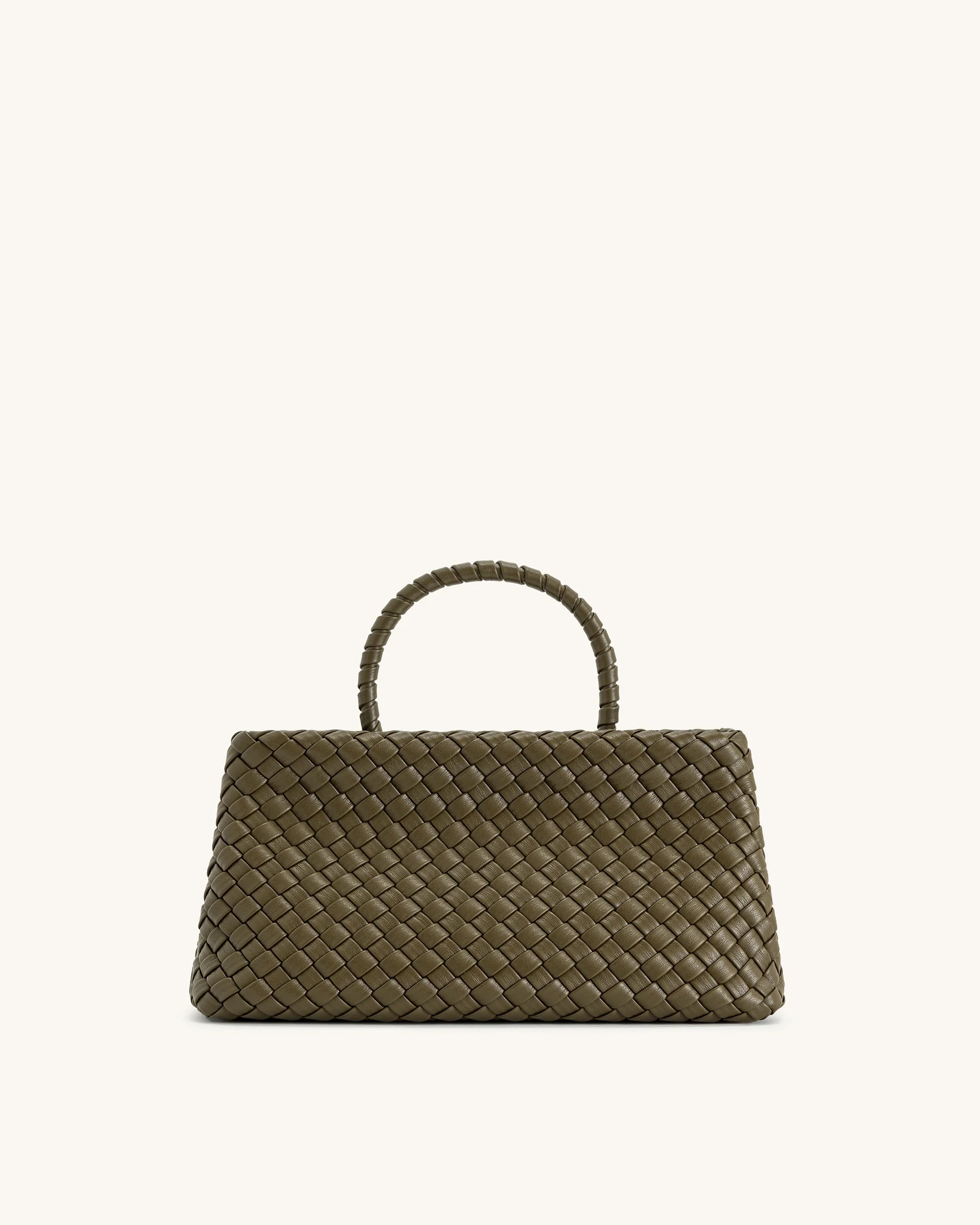 JW PEI Elora Woven Tote Bag - Dark Olive