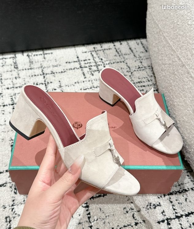 Loro Piana high heel sandals