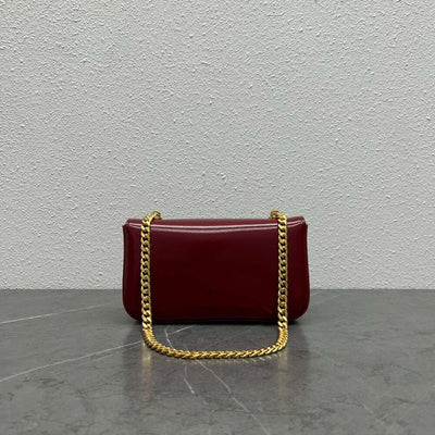Celine CHAIN SHOULDER BAG CLAUDE - LIGHT BURGUNDY hover