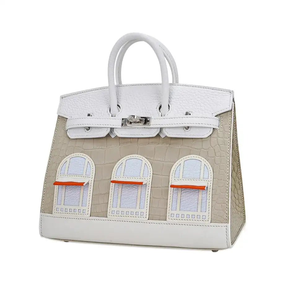 Hermès Limited Edition Birkin Faubourg Sellier – Neige White Matte Alligator