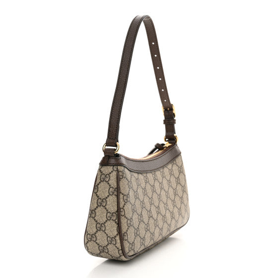Gucci GG Supreme Monogram Small Ophidia Hobo Bag