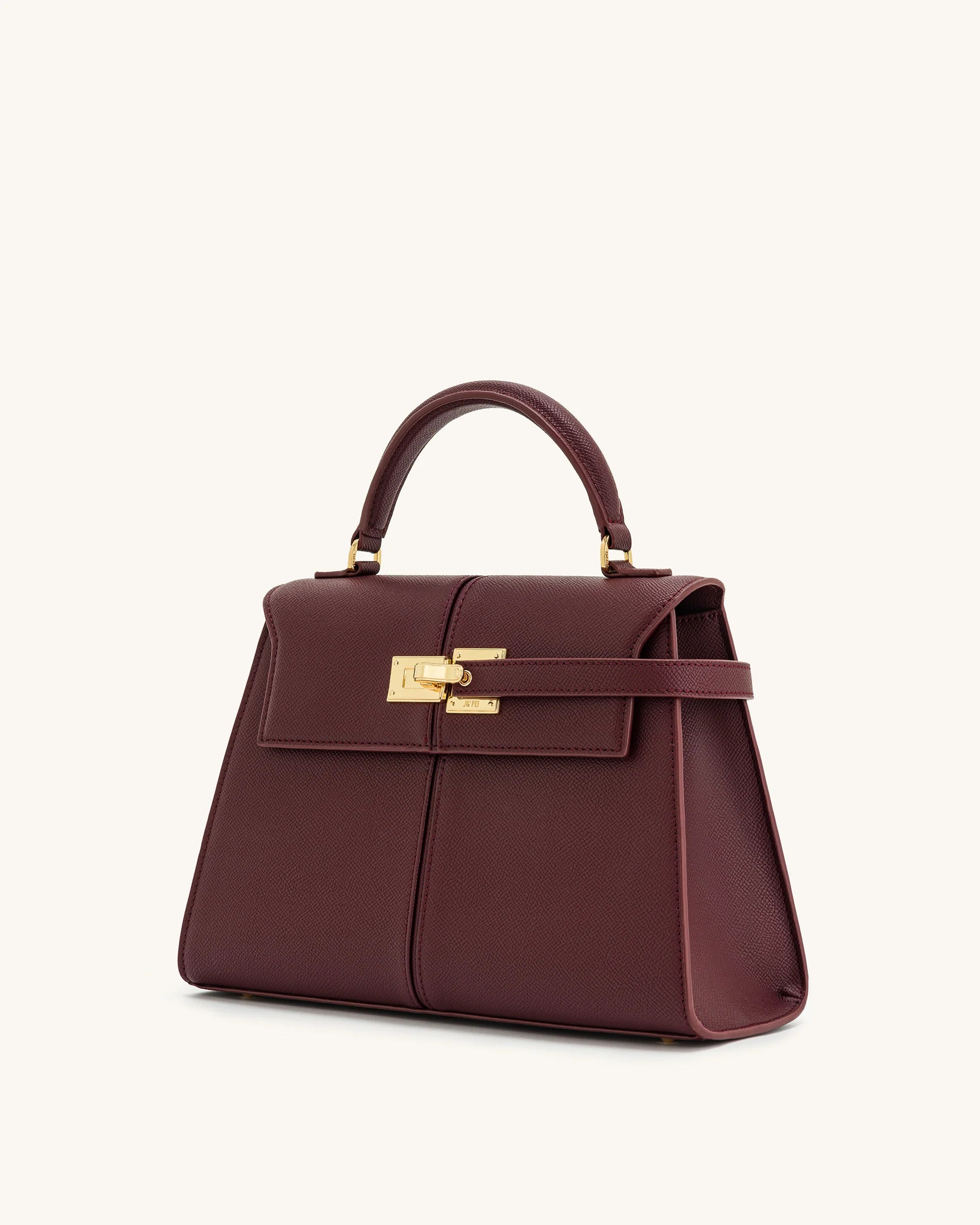 JW PEI Elise Large Top Handle Bag - Claret