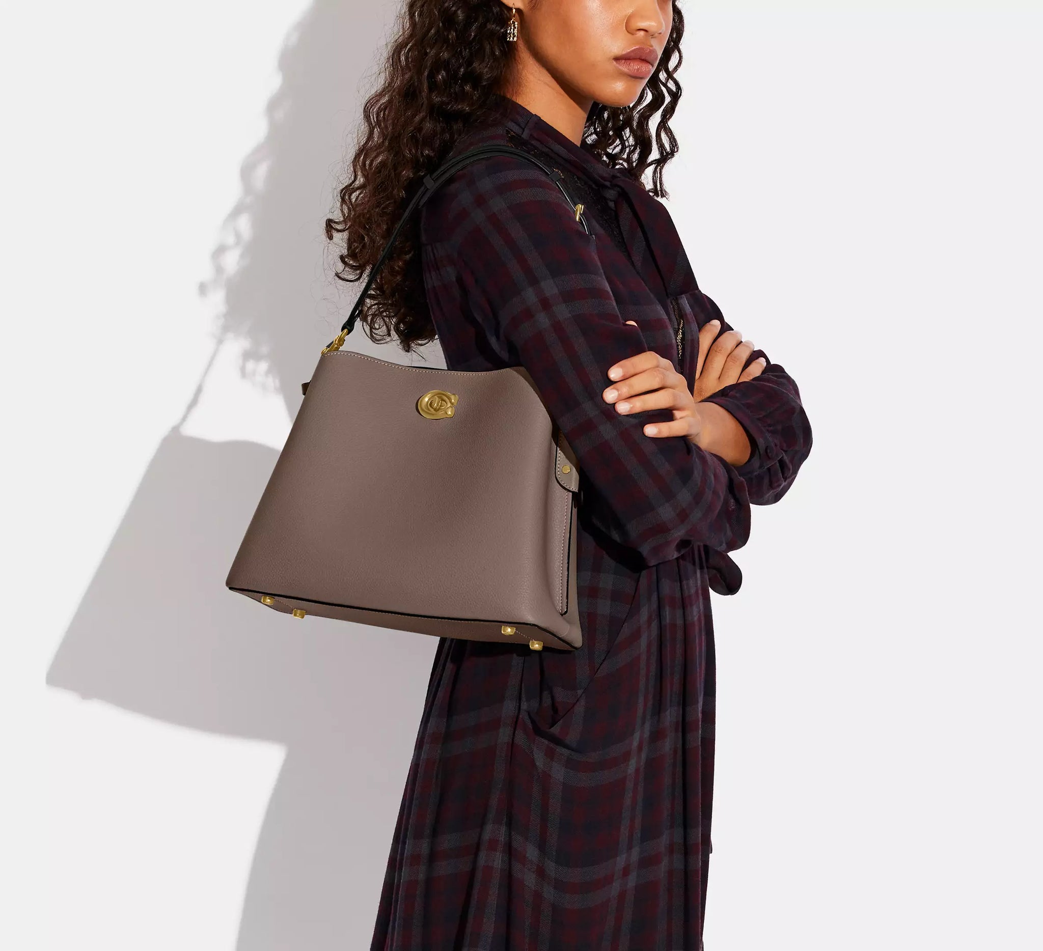 Coach Willow Shoulder Bag In Colorblock