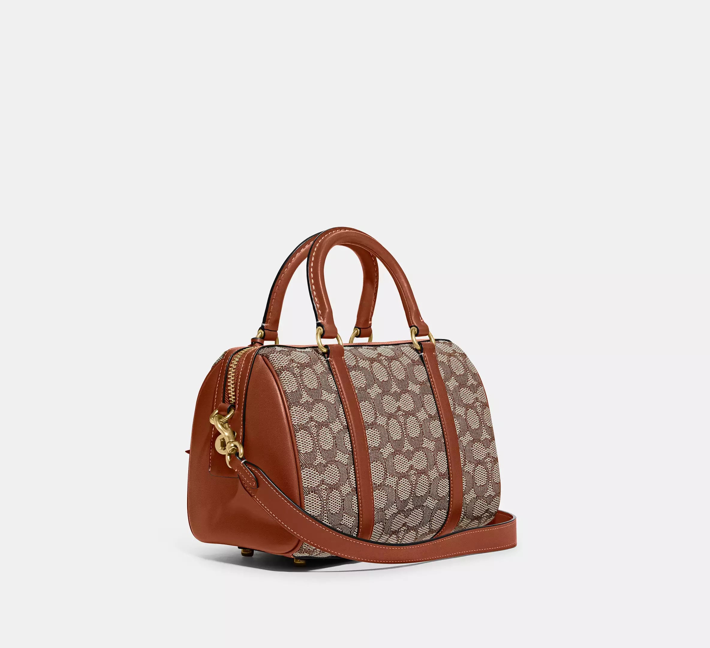 Coach Ruby Satchel 25 In Signature Textile Jacquard