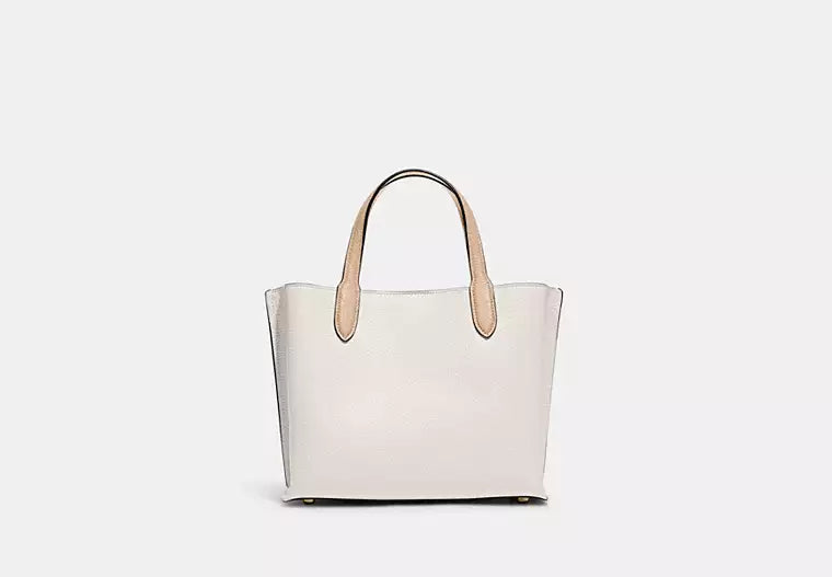 Coach - Willow White Leather Tote Bag